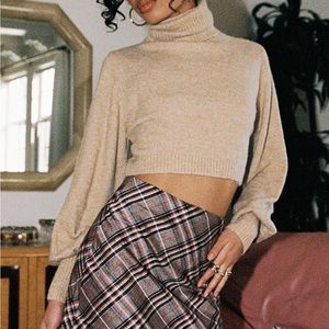 New - Princess Polly Beige Sweater Cropped